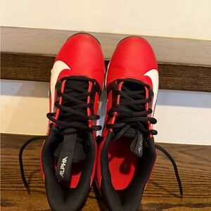 Nike Red and Black Alpha Cleats